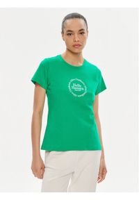 Helly Hansen T-Shirt W Core Graphic T-Shirt 54080 Zielony Regular Fit. Kolor: zielony. Materiał: bawełna #1