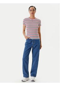 Tommy Jeans T-Shirt Essential DW0DW17383 Kolorowy Slim Fit. Materiał: bawełna. Wzór: kolorowy #4