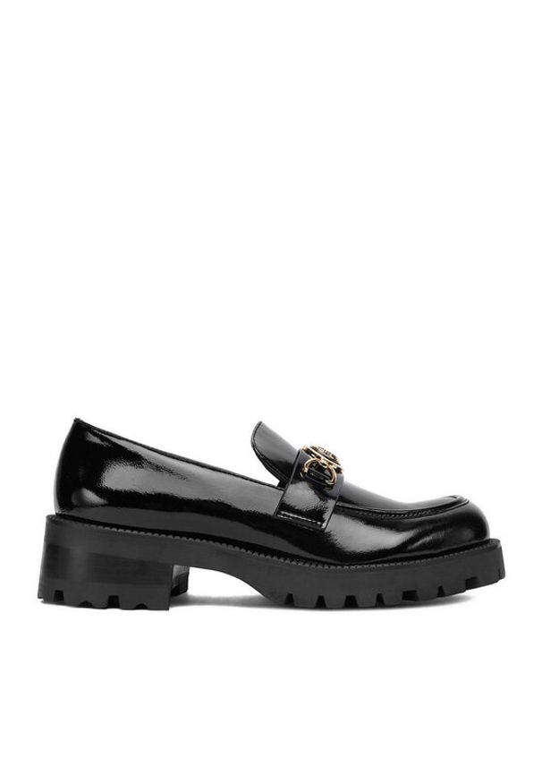 Eva Minge Loafersy EO-MOCCA-01 Czarny. Kolor: czarny. Materiał: skóra