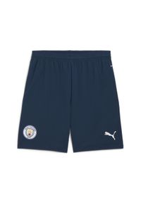 Puma - Męskie szorty Manchester City 24/25 PUMA Marine Blue. Kolor: niebieski. Sport: piłka nożna