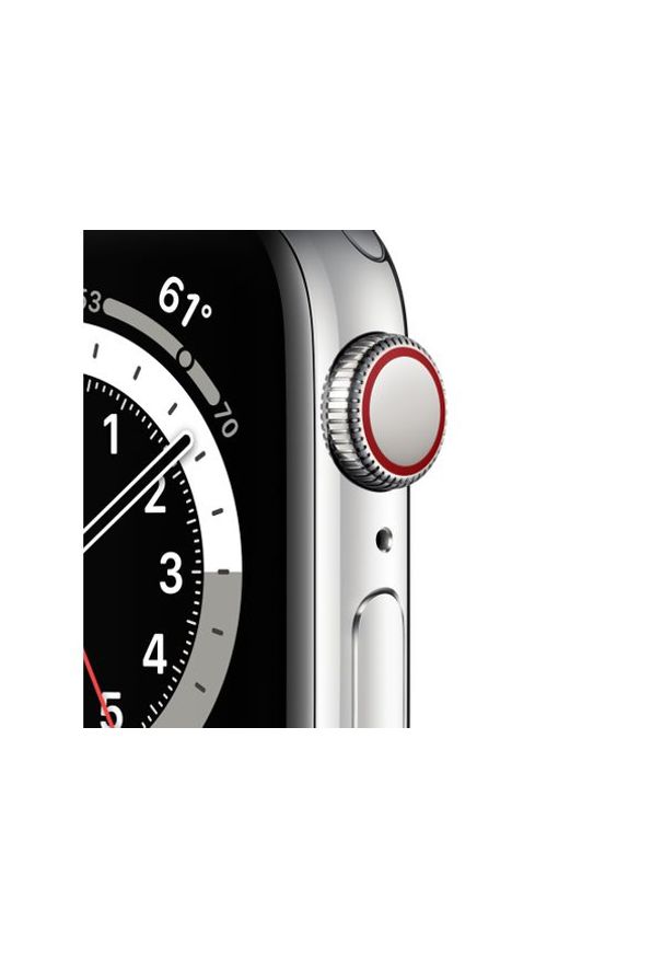 APPLE Watch Series 6 GPS + Cellular, 40mm Silver Stainless Steel Case with Silver Milanese Loop