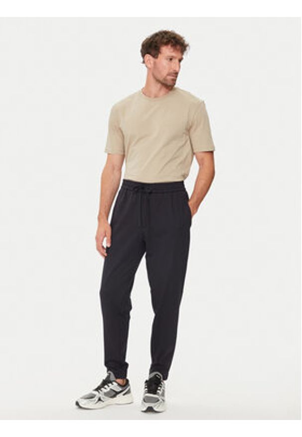 BOSS - Boss T-Shirt Thompson 01 50468347 Beżowy Regular Fit. Kolor: beżowy. Materiał: bawełna