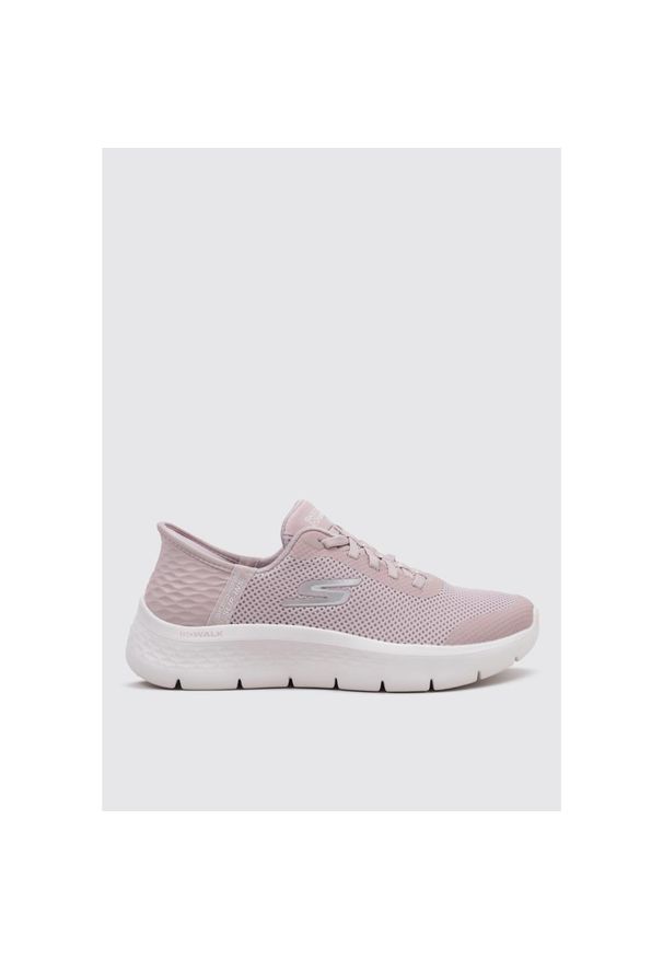 skechers - Tenisówki Skechers Model Slip-ins Go Walk Flex Kolor Rose. Kolor: różowy. Materiał: tkanina