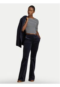 Lauren Ralph Lauren - LAUREN RALPH LAUREN Bluzka 200980041002 Biały Slim Fit. Kolor: biały. Materiał: bawełna