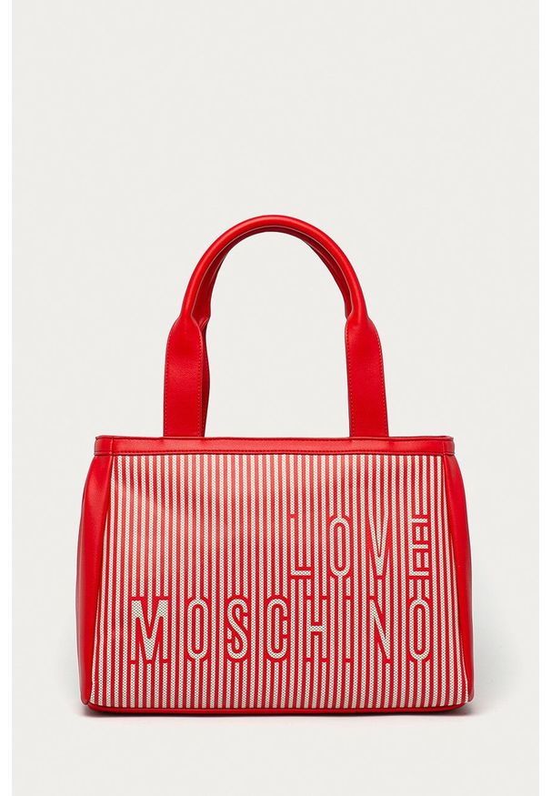 Love Moschino Torebka kolor czerwony. Kolor: czerwony. Rodzaj torebki: na ramię