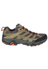 Buty trekkingowe męskie Merrell Trekkingowe Męskie Moab 3 Gtx Gore-tex. Kolor: pomarańczowy, wielokolorowy. Materiał: materiał, skóra, syntetyk. Szerokość cholewki: normalna. Technologia: Gore-Tex