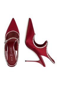 Eva Minge Szpilki EO-LIVIA-LT2019-6 Czerwony. Kolor: czerwony. Materiał: materiał. Obcas: na szpilce #9