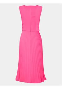 Nissa Sukienka koktajlowa RZ14841 Różowy Slim Fit. Kolor: różowy. Materiał: syntetyk. Styl: wizytowy #3