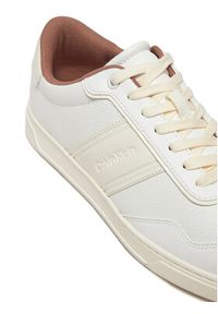 Calvin Klein Sneakersy Low Top Lace Up Logo HM0HM01653 Biały. Kolor: biały. Materiał: skóra #6