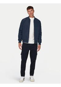 Only & Sons Kurtka bomber Joshua 22023287 Granatowy Regular Fit. Kolor: niebieski. Materiał: syntetyk #4