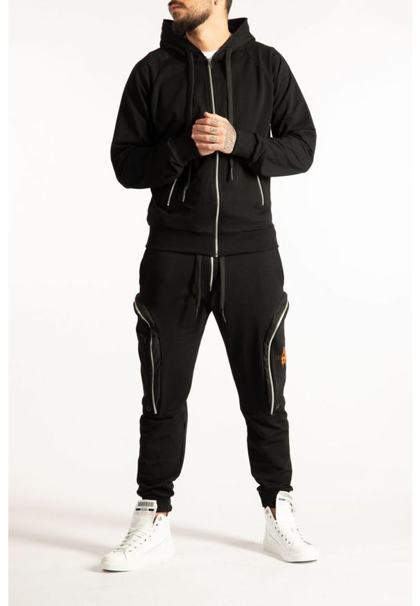 Takeshy Kurosawa Bluza "Takesawa". Okazja: na co dzień. Typ kołnierza: kaptur. Materiał: tkanina. Wzór: nadruk. Styl: casual