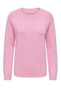 only - ONLY Sweter Rica 15204279 Różowy Regular Fit. Kolor: różowy. Materiał: syntetyk #3
