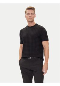 BOSS T-Shirt C-Thompson 198_PS 50545585 Czarny Regular Fit. Kolor: czarny. Materiał: bawełna
