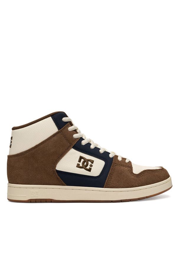 DC Shoes Sneakersy MANTECA 4 HI ADYS100743-TB2 Brązowy. Kolor: brązowy. Materiał: skóra, zamsz