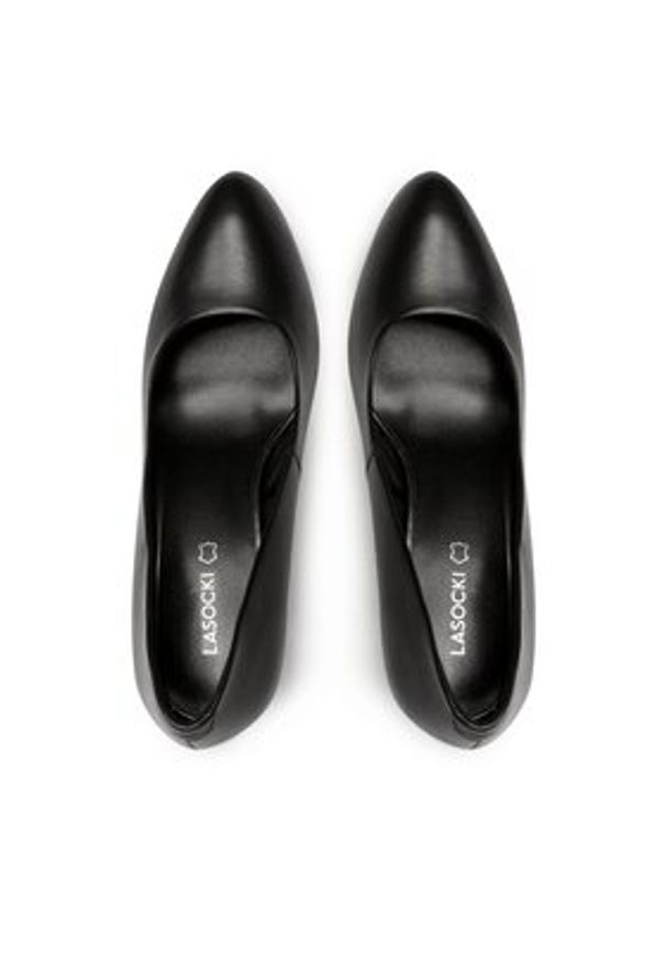 Lasocki Szpilki WYL2948-1Z Czarny. Kolor: czarny. Materiał: skóra. Obcas: na szpilce