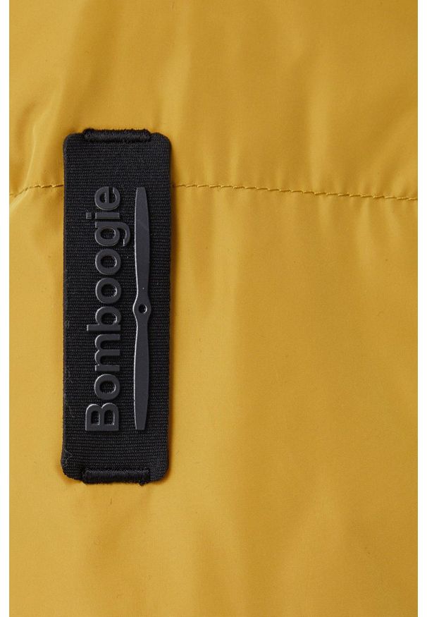 Bomboogie - Kurtka puchowa. Kolor: żółty. Materiał: puch