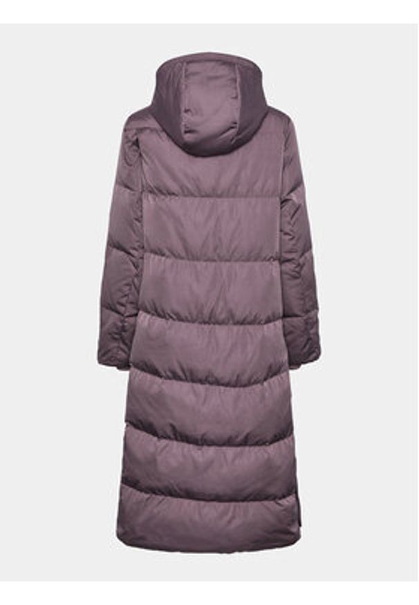 YAS Kurtka puchowa 26023635 Fioletowy Regular Fit. Kolor: fioletowy. Materiał: syntetyk