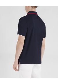 PAUL & SHARK - Koszulka polo z organicznej bawełny. Typ kołnierza: polo. Kolor: niebieski. Materiał: bawełna. Wzór: aplikacja. Sezon: lato, wiosna #4