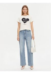 Weekend Max Mara T-Shirt Vello 2515971051 Écru Regular Fit. Materiał: bawełna