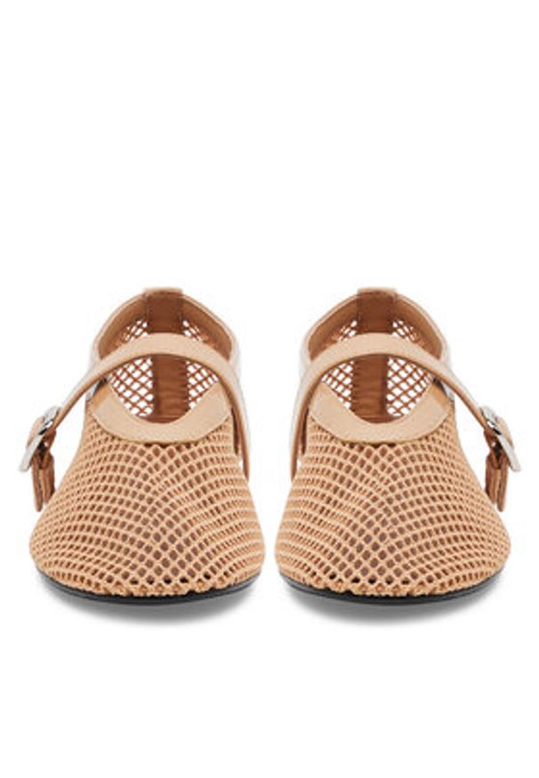 Badura Baleriny MIMOSA-SLT-24067P-52 Beżowy. Kolor: beżowy. Materiał: materiał