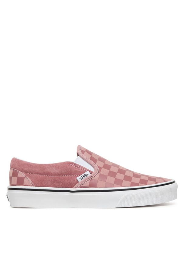 Vans Tenisówki Classic Slip-On VN000D6YCL21 Różowy. Zapięcie: bez zapięcia. Kolor: różowy. Materiał: skóra, zamsz