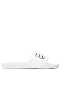 Klapki EA7 Emporio Armani. Kolor: biały