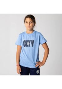 MANCHESTER CITY - Oficjalna koszulka dziecięca Man City - 14 lat. Kolor: niebieski. Sezon: lato. Sport: piłka nożna