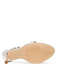 Guess Sandały FLPINS LEL03 Srebrny. Kolor: srebrny. Materiał: skóra #4