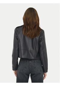 only - ONLY Kurtka z imitacji skóry Carmen 15361396 Czarny Regular Fit. Typ kołnierza: typu carmen. Kolor: czarny. Materiał: skóra #7