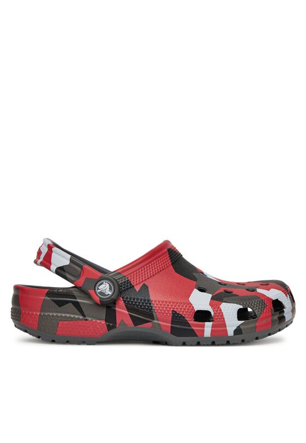 Crocs Klapki Geo Camo Clog 211009 Kolorowy. Wzór: kolorowy