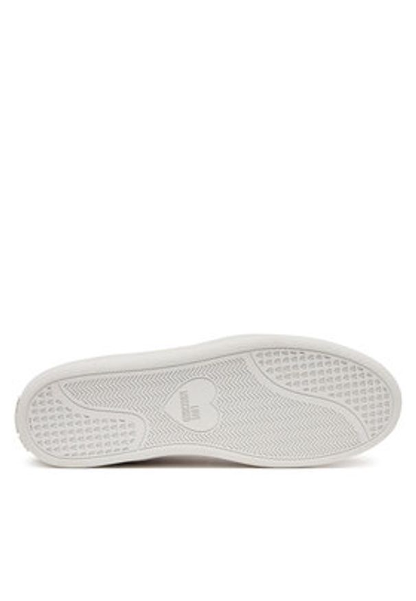 Love Moschino - LOVE MOSCHINO Sneakersy JA15112G1NIG021041 Brązowy. Kolor: brązowy. Materiał: skóra