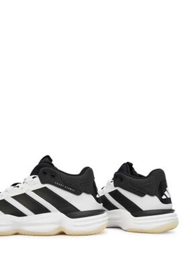 Adidas - adidas Buty halowe Court Stabil KJ1559 Biały. Kolor: biały. Materiał: materiał