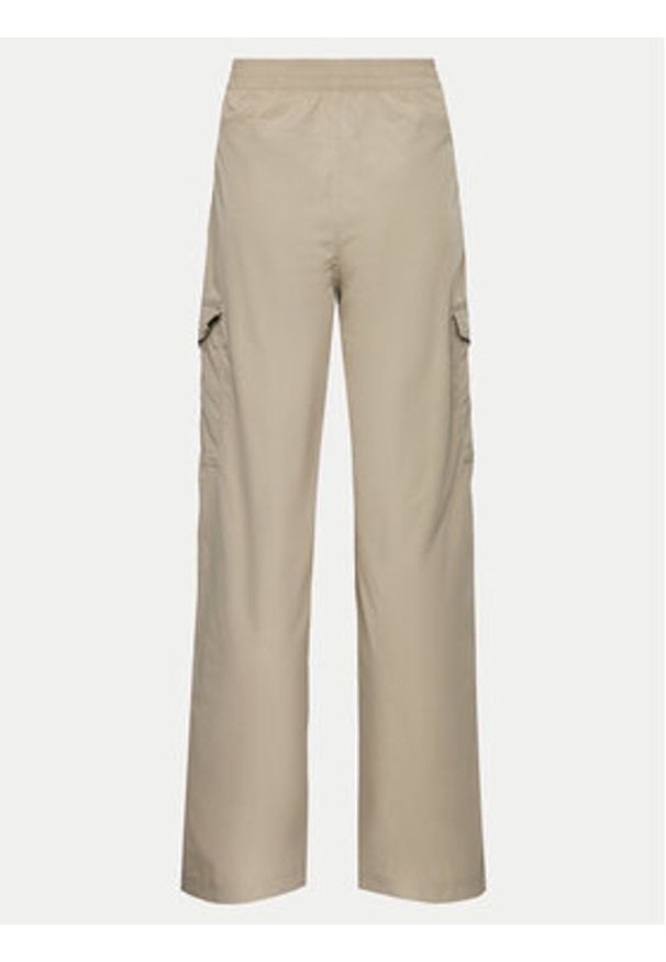 Alpha Industries Spodnie materiałowe 136025 Beżowy Wide Leg. Kolor: beżowy. Materiał: syntetyk