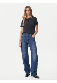 Levi's® T-Shirt Rickie 001Z9-0008 Czarny Slim Fit. Kolor: czarny. Materiał: bawełna #4