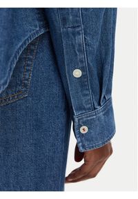 TOMMY HILFIGER - Tommy Hilfiger Koszula jeansowa WW0WW50528 Niebieski Boxy Fit. Kolor: niebieski. Materiał: bawełna #3