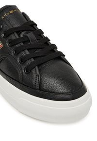 TOMMY HILFIGER - Tommy Hilfiger Sneakersy Platform Vulc Piping Ltr FW0FW09393 Czarny. Kolor: czarny. Materiał: skóra. Obcas: na platformie #2