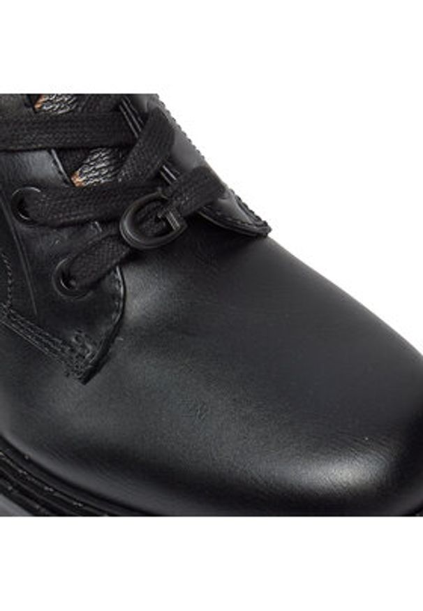 Guess Trzewiki Jefei FLPJFI FAL10 Czarny. Kolor: czarny. Materiał: skóra