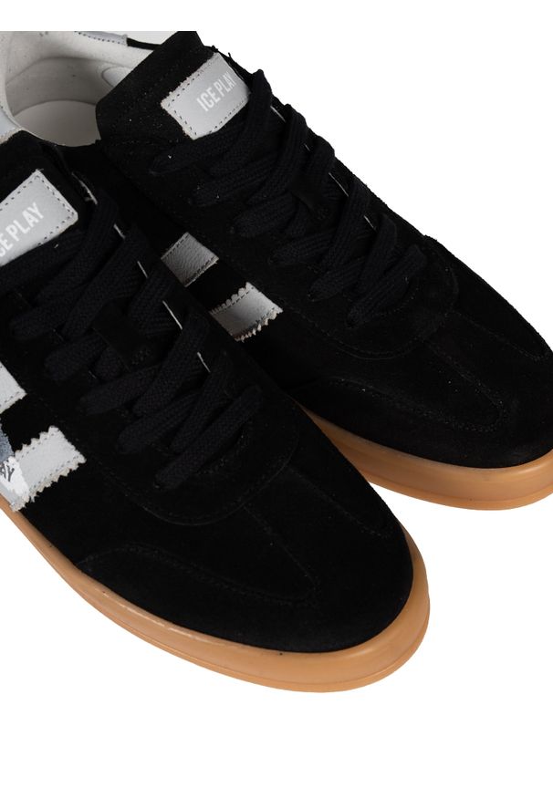 Ice Play Sneakersy | CAMPS001M3L1 | Mężczyzna | Czarny. Okazja: na co dzień, na spacer. Nosek buta: okrągły. Kolor: czarny. Materiał: skóra ekologiczna. Sport: turystyka piesza