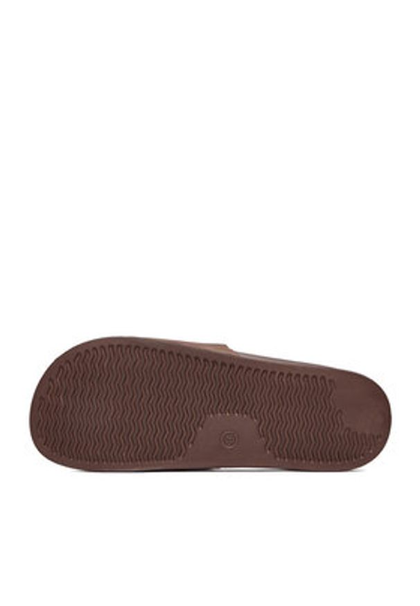 Reebok Klapki CEO-SS26-3C043-M Brązowy. Kolor: brązowy. Materiał: zamsz, skóra