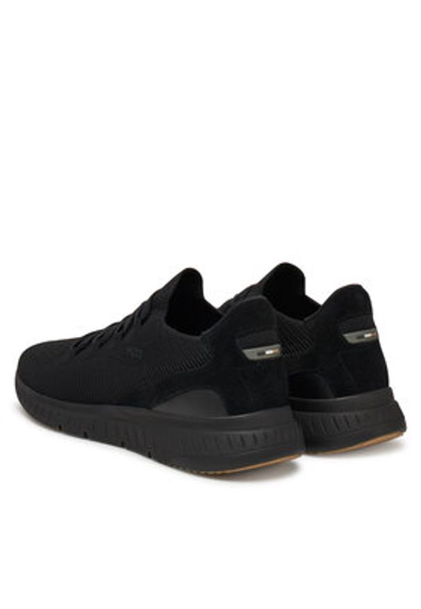 BOSS Sneakersy C TTNM 50542130 Czarny. Kolor: czarny. Materiał: materiał
