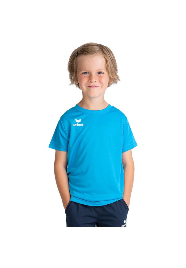 ERIMA - Koszulka dziecięca Erima Fonctionnel Teamsport. Kolor: niebieski, wielokolorowy, zielony. Sport: piłka nożna