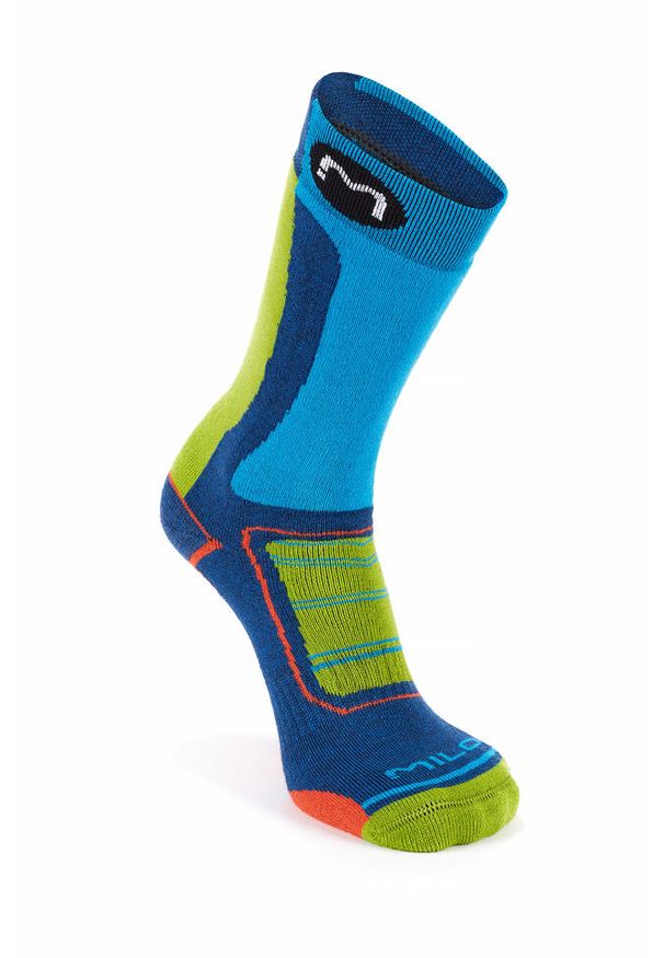 Skarpety trekkingowe zimowe unisex - Milo Jaza. Kolor: niebieski. Materiał: lycra. Sport: turystyka piesza