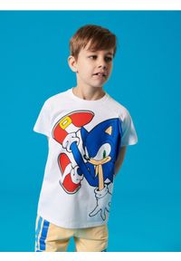 Sinsay - Koszulka z elementami 3D Sonic the Hedgehog - biały. Kolor: biały #1