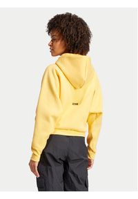 Adidas - adidas Bluza Z.N.E. IS3940 Żółty Loose Fit. Kolor: żółty. Materiał: bawełna