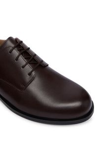 Calvin Klein Półbuty Ess Rubber Derby Lth HM0HM02056 Brązowy ciemny. Kolor: brązowy. Materiał: skóra #2