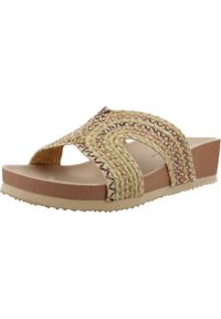 Gioseppo - Sandały GIOSEPPO 74474G Beżowy. Kolor: beżowy. Materiał: syntetyk, tkanina. Sezon: lato