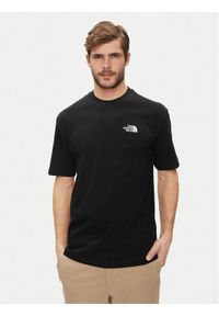 The North Face T-Shirt Simple Dome NF0A87NR Czarny Oversize. Kolor: czarny. Materiał: bawełna