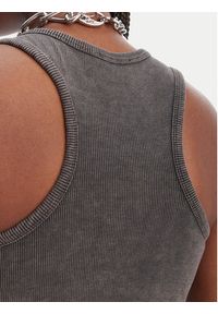 Patrizia Pepe Top 8M1768/J373-S763 Szary Slim Fit. Kolor: szary. Materiał: bawełna #5