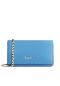Torebka Kazar Poli 77976-01-10 Niebieski. Kolor: niebieski. Materiał: skórzane #1
