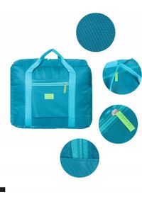 Hedo Klasyczna torba podróżna, sportowa - błękitna. Kolor: niebieski. Styl: sportowy, klasyczny